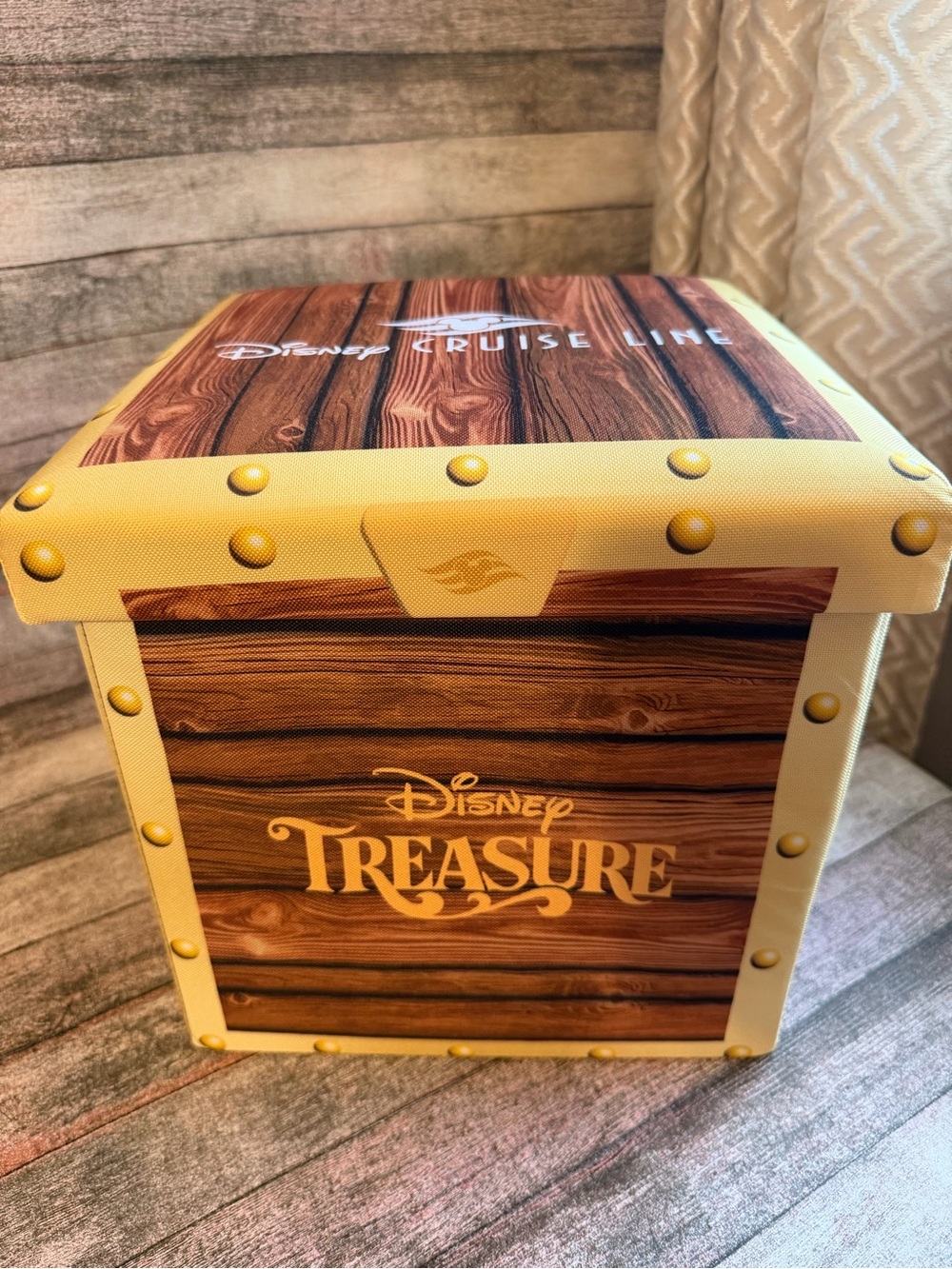 Official Disney Treasure Chest w/ Happy Bday magnets, wall art, towel & trinkets